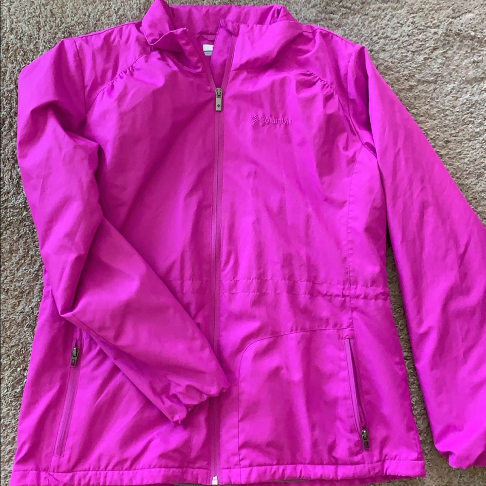 Columbia Rain Jacket (Fleece lined)